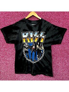 Kiss Detroit Rock City Movie Promo Heavy Metal Tie Dye L
